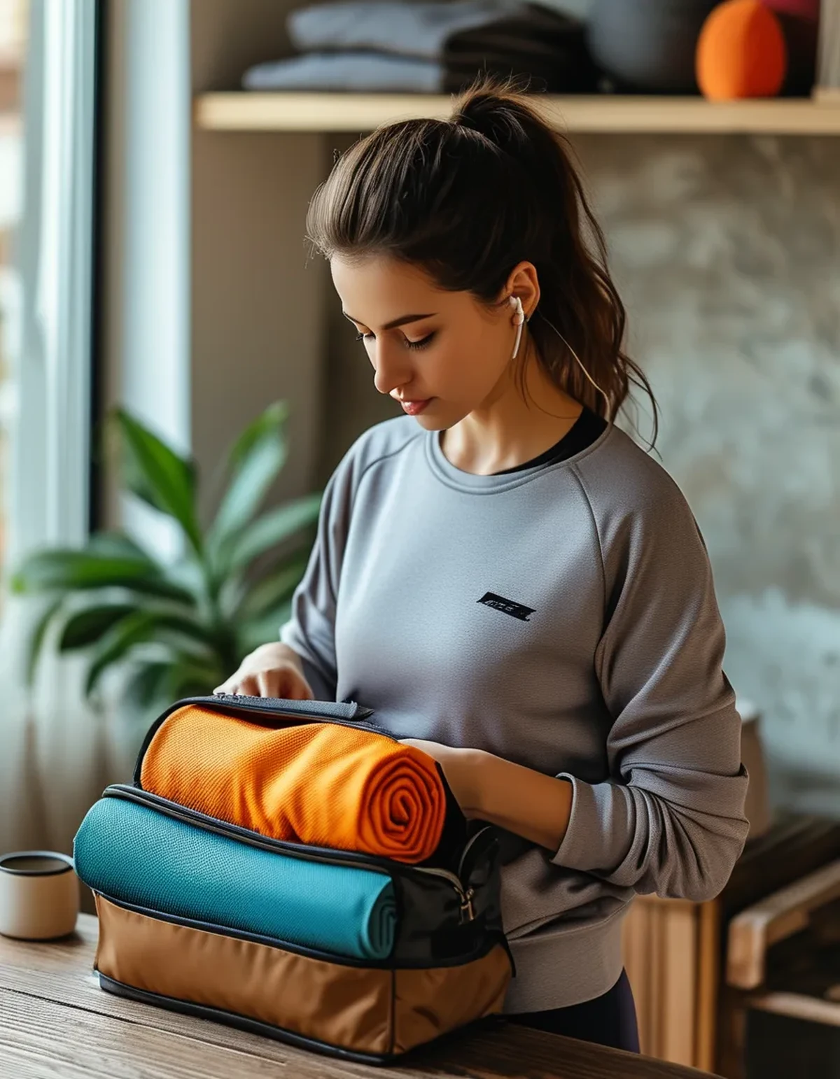 The Space-Saving Packing Method That Actually Lets You Keep Working Out on Trips